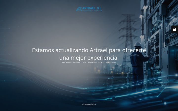Captura de ecrã de artrael.com