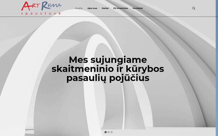 Screenshot of artrema.lt