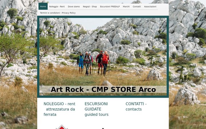 Screenshot of artrockarco.it