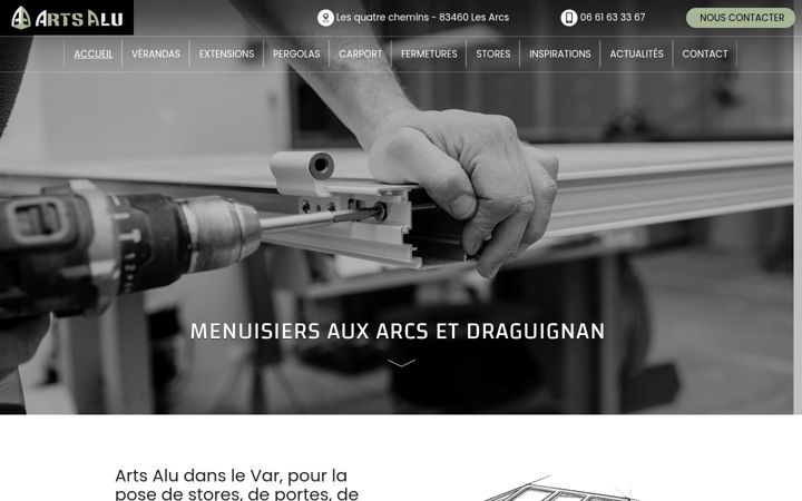 Screenshot of arts-alu.com