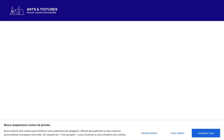 Screenshot van arts-et-toitures.fr