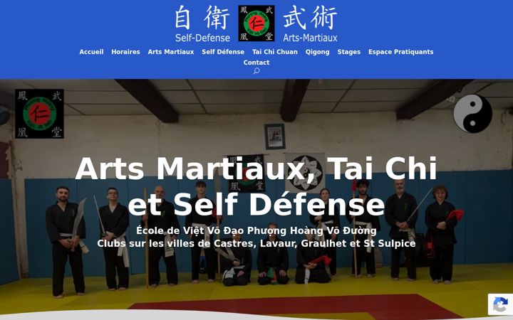 Screenshot of arts-martiaux-vietnamiens.com