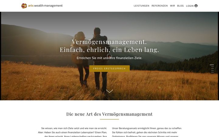 Screenshot του arts-wealth-management.com