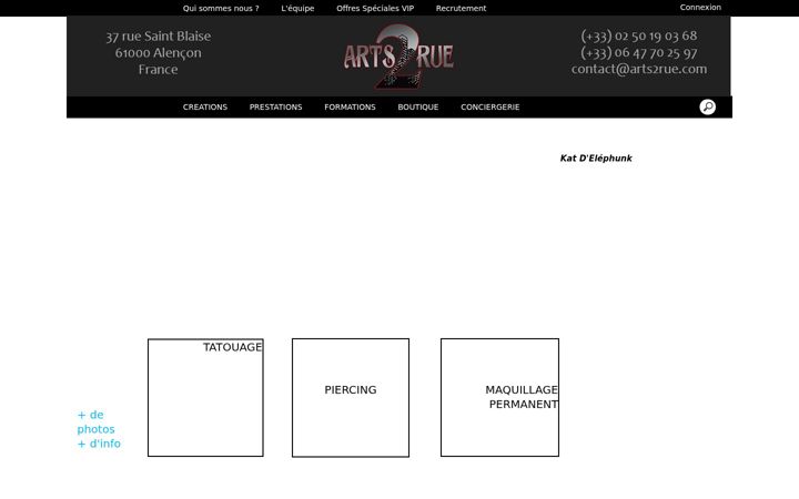 Screenshot of arts2rue.com