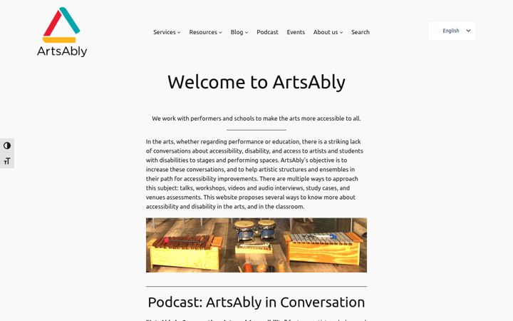 Zrzut ekranu artsably.com