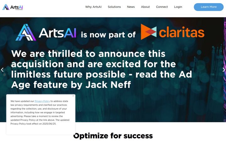 Screenshot di artsai.com