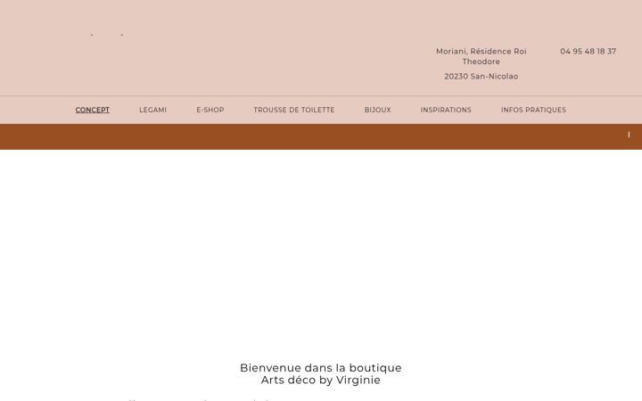 Screenshot of artsdecocorse.fr