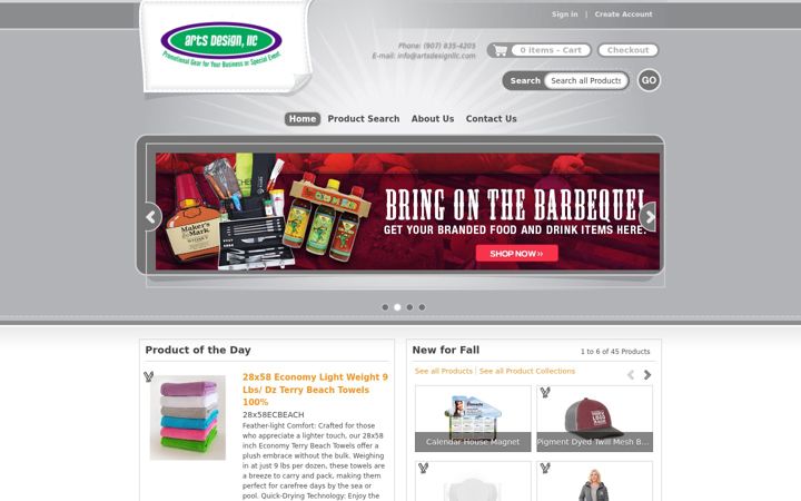 Screenshot of artsdesignllc.com