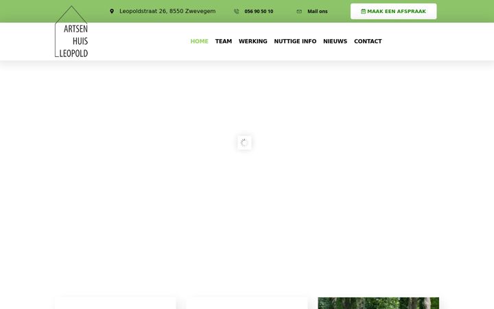 Screenshot of artsenhuisleopold.be