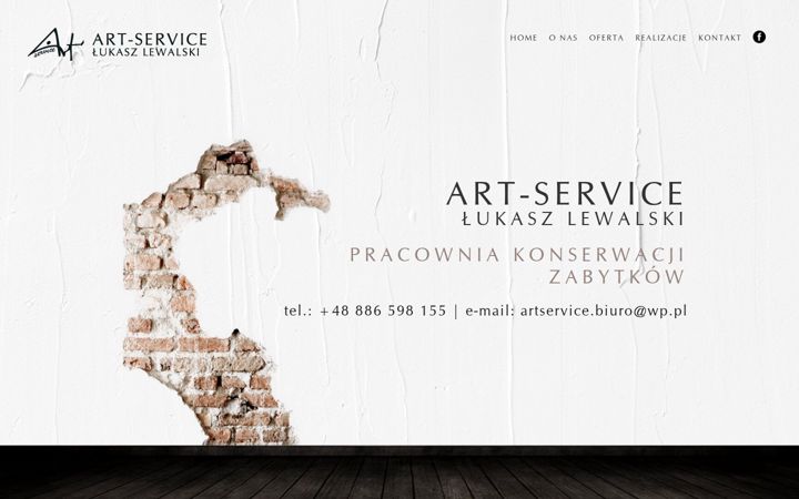 Screenshot of artservicelewalski.pl
