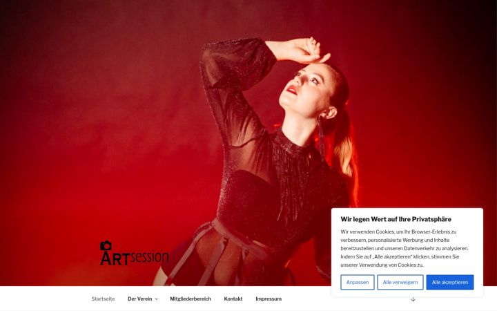 Screenshot of artsession.de