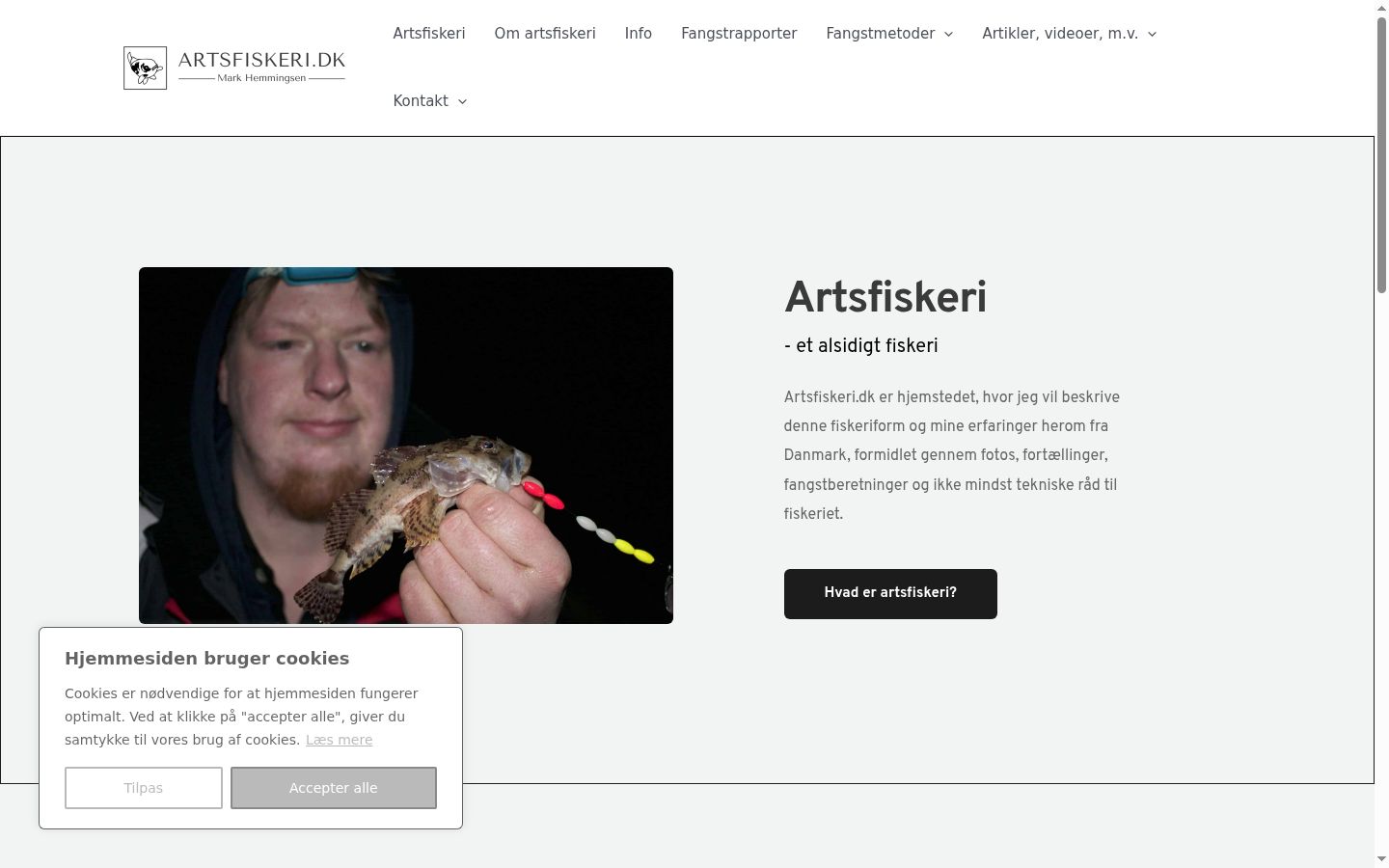 Screenshot van de toestemmingsbanner zoals getoond vóór enige interactie