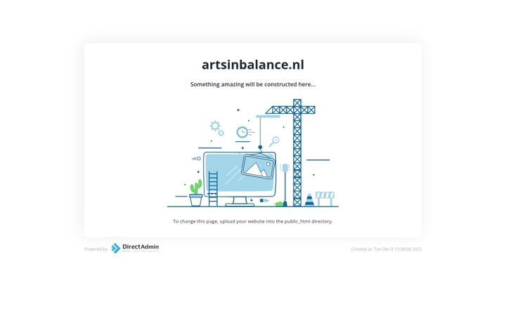 Screenshot of artsinbalance.nl