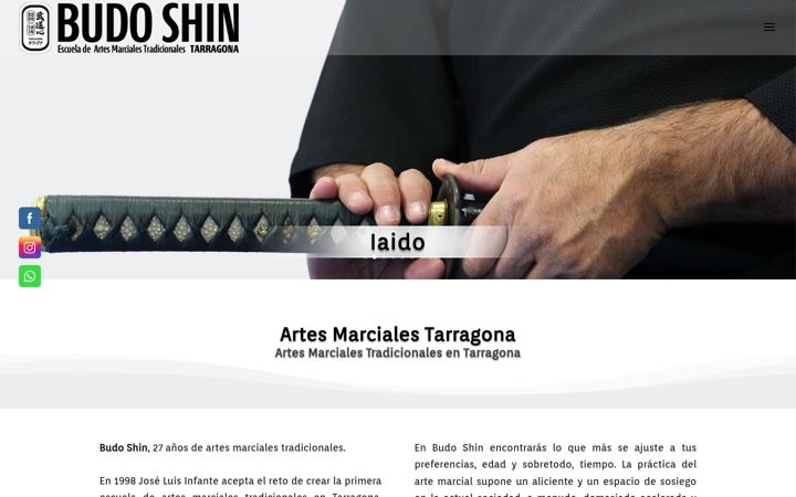 Skärmbild av artsmarcialstarragona.org