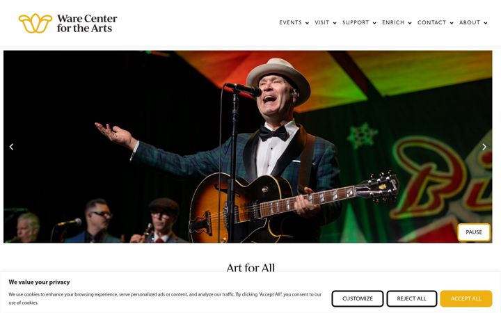 Screenshot of artsmu.com