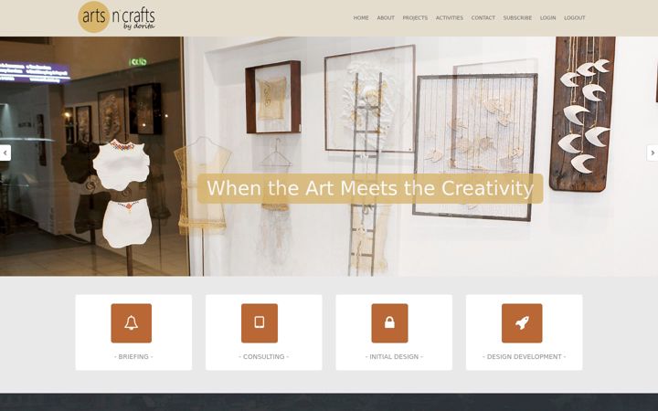 Screenshot of artsncraft.eu