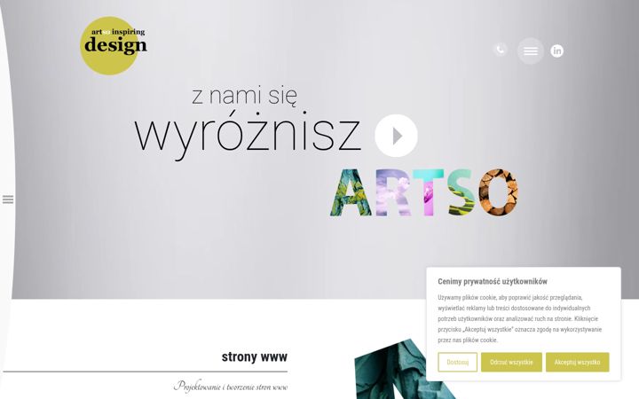 Captura de ecrã de artso.pl