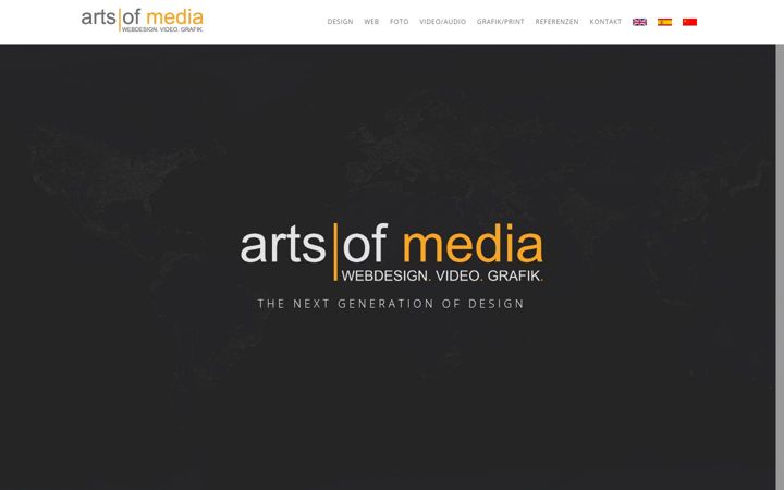 Screenshot of artsofmedia.de