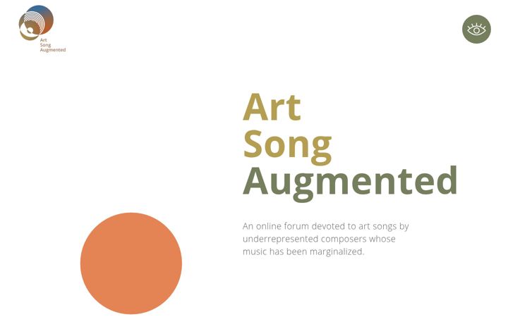 Captura de ecrã de artsongaugmented.org
