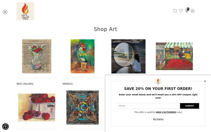 Ekrānuzņēmums no artsoulfire.com