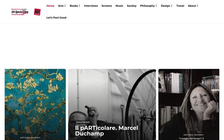 Screenshot of artspecialday.com
