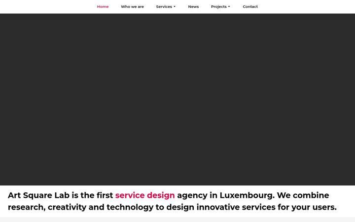 Screenshot of artsquarelab.net
