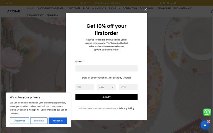 Screenshot του artstarhl.com