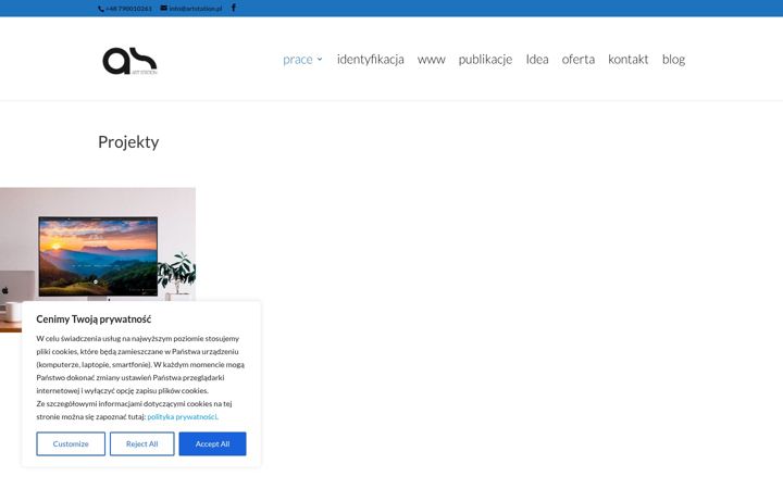 Screenshot of artstation.pl