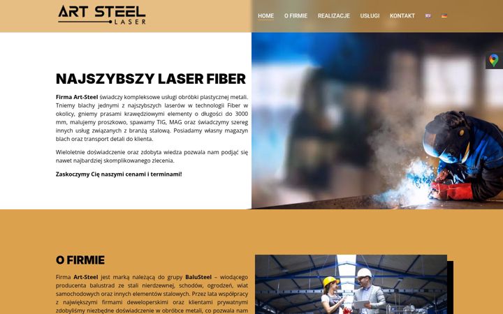 Screenshot of artsteel.pl