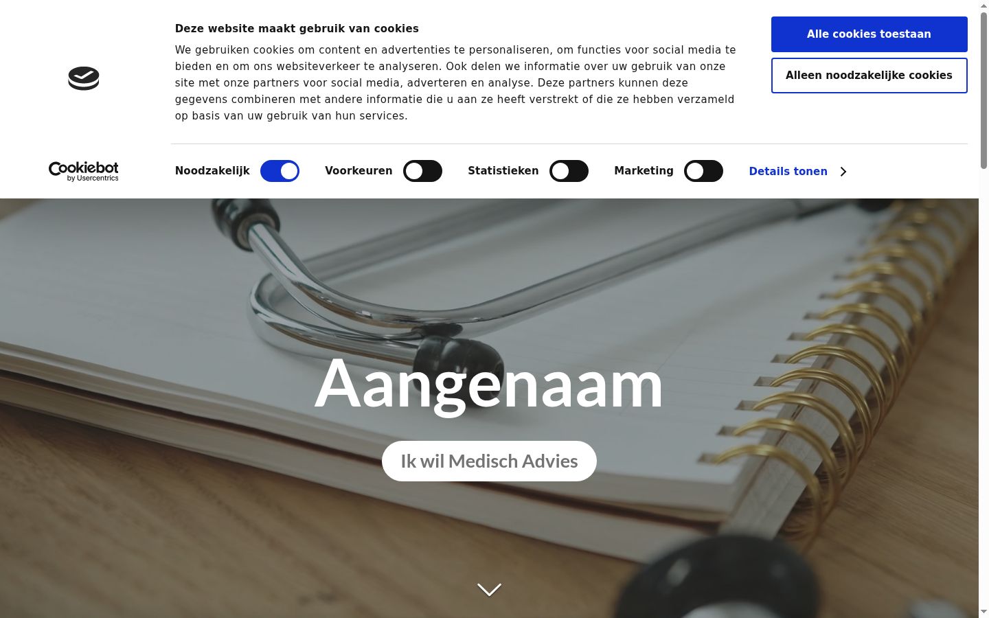 Screenshot tal-banner tal-kunsens muri qabel kwalunkwe interazzjoni