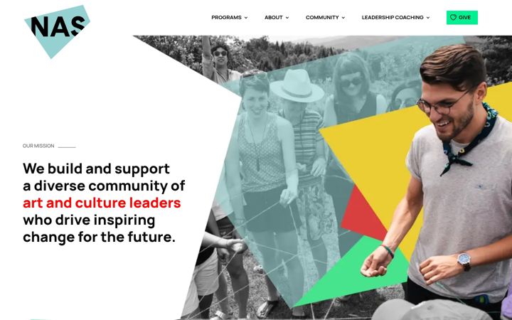 Screenshot of artstrategies.org