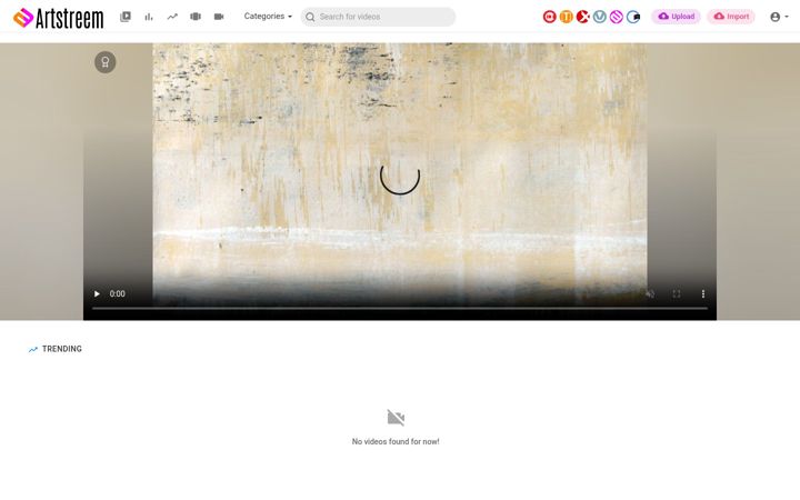 Screenshot of artstreem.com