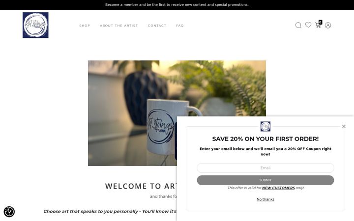 Screenshot του artstringstudio.com