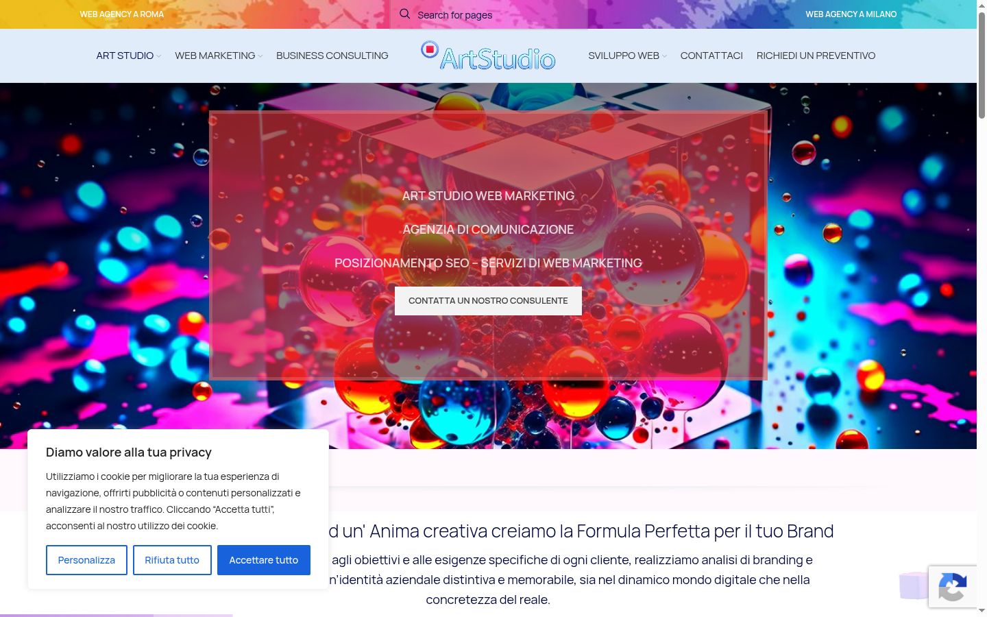 Screenshot tal-banner tal-kunsens muri qabel kwalunkwe interazzjoni