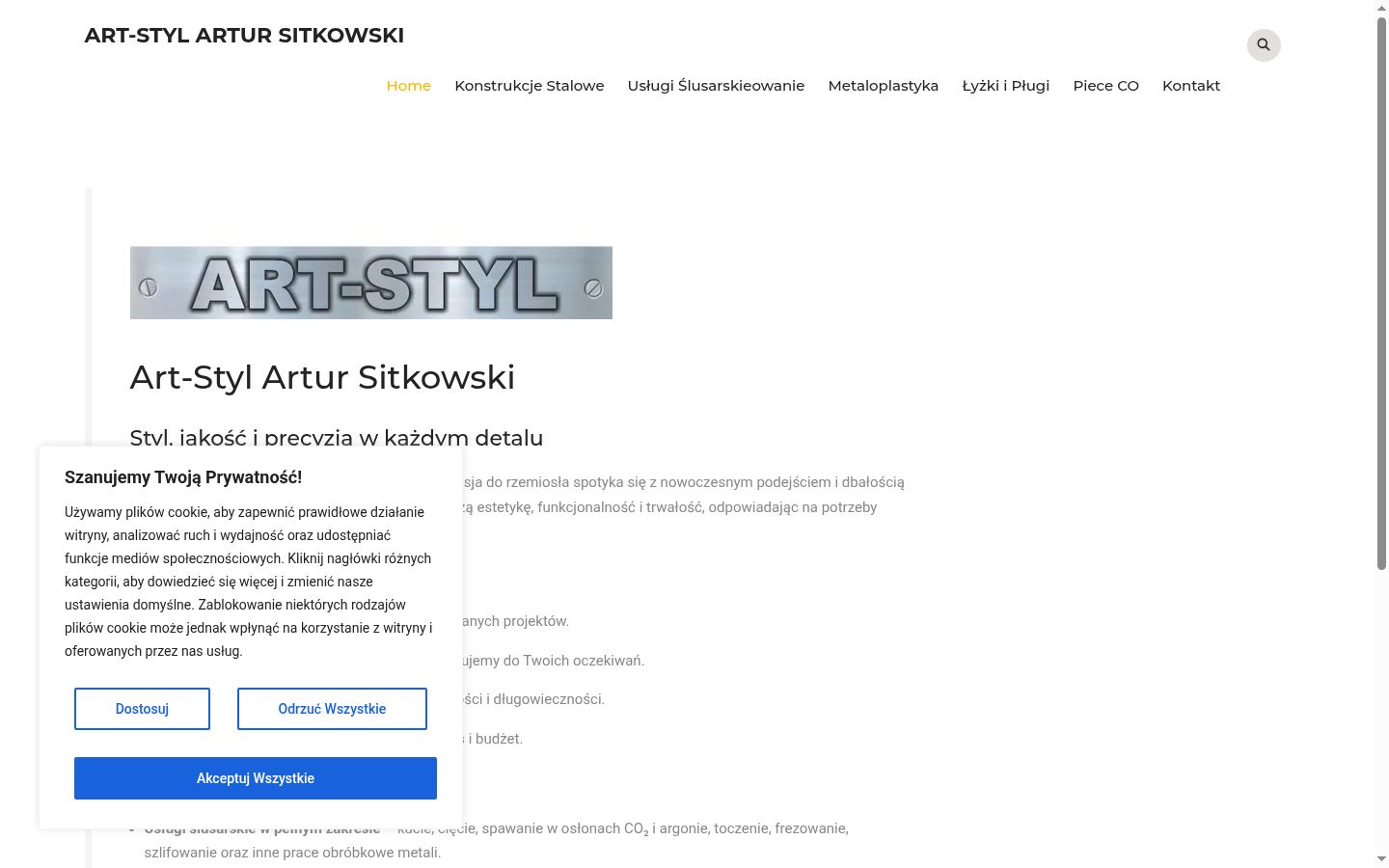 Screenshot des Einwilligungsbanners vor jeglicher Interaktion