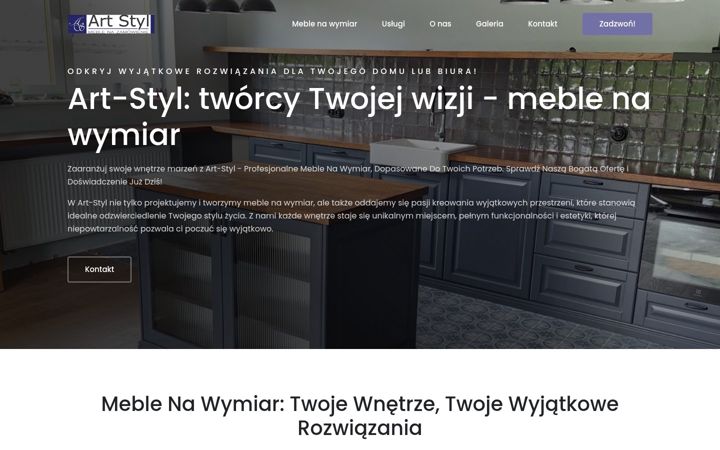 Screenshot of artstylmeble.com