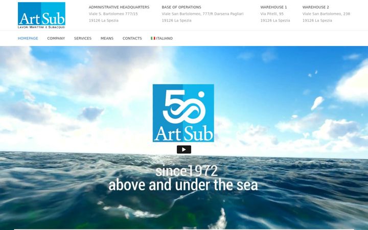 Screenshot of artsub.it