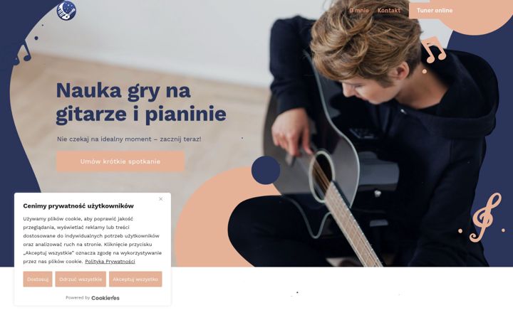 Screenshot stránky artsyalleyacademy.pl