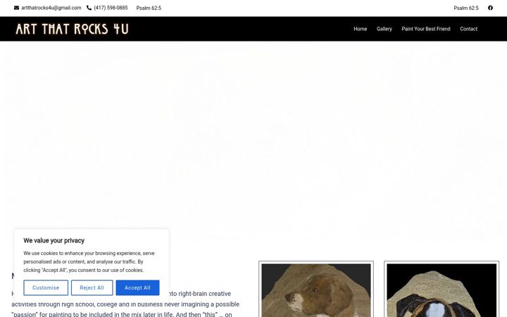 Skærmbillede af artthatrocks4u.com