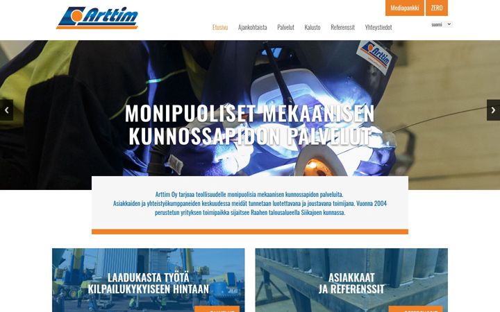 Ekrānuzņēmums no arttim.fi