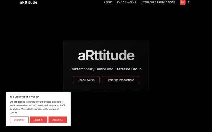 Snímek obrazovky arttitudecyprus.com