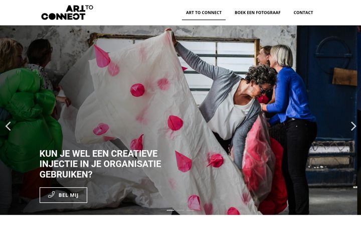 Screenshot of arttoconnect.nl