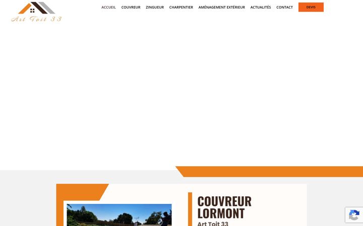 Screenshot van arttoit33.fr