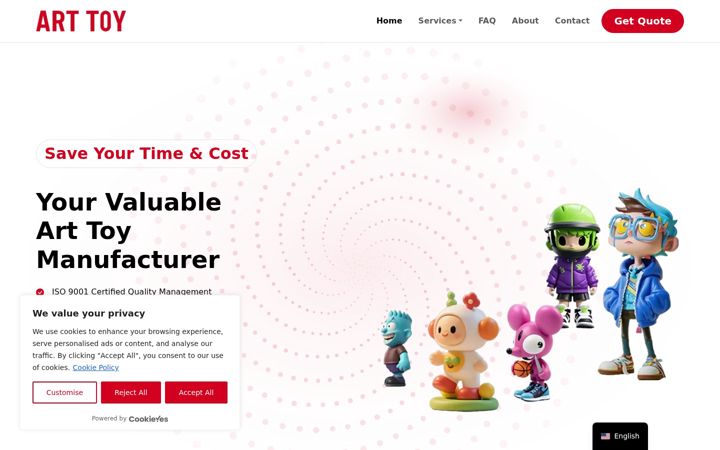 Screenshot of arttoy.net