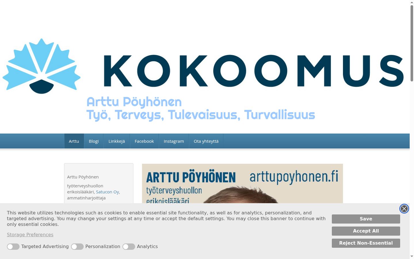 Sutikimo reklamjuostės, rodytos prieš bet kokią sąveiką, ekrano kopija