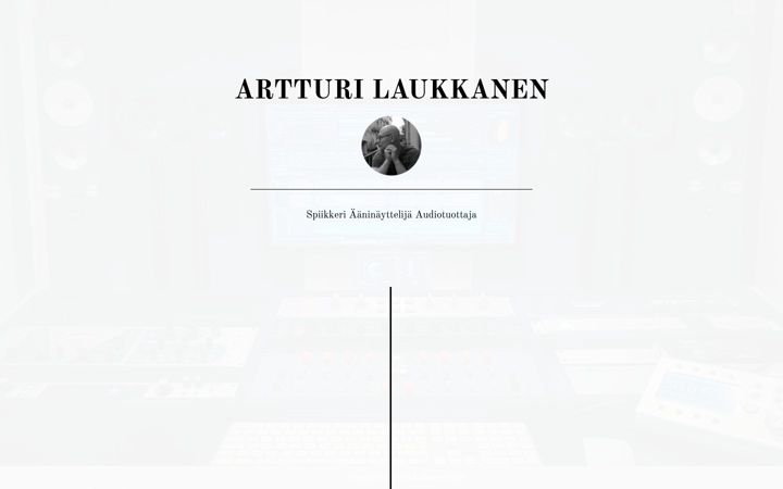 Screenshot of artturilaukkanen.com