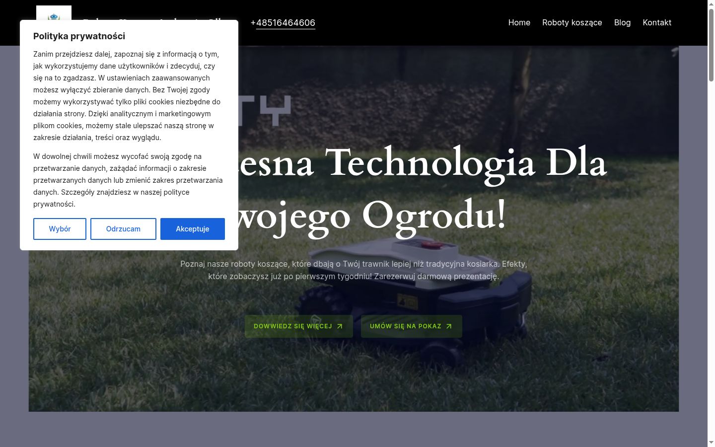 Snímek obrazovky baneru souhlasu zobrazeného před jakoukoli interakcí