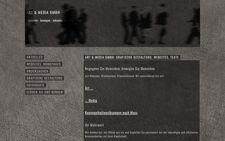 Screenshot of artundmedia.ch