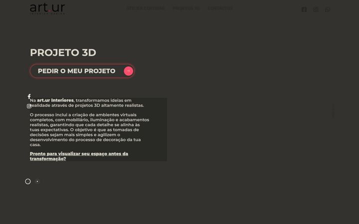 Skärmbild av artur-decoracaodeinteriores.com