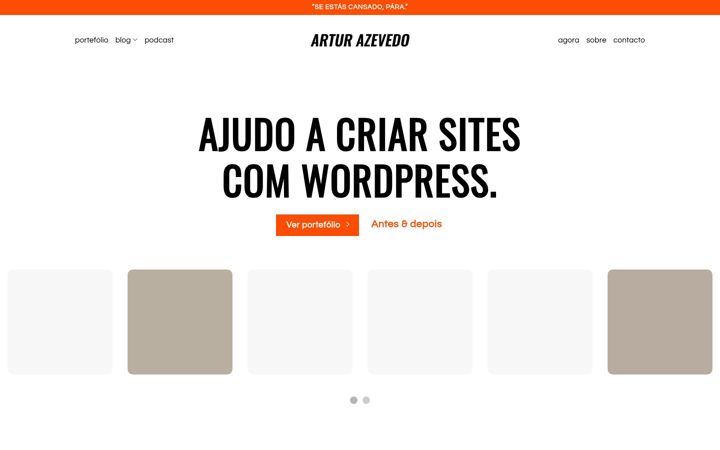 Captura de pantalla de arturazevedo.com